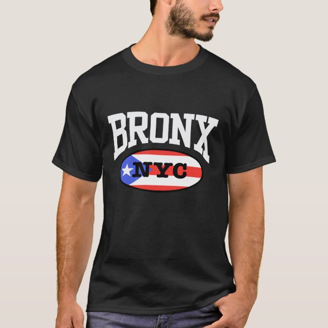Bronx Puerto Rican T-Shirt (Front)