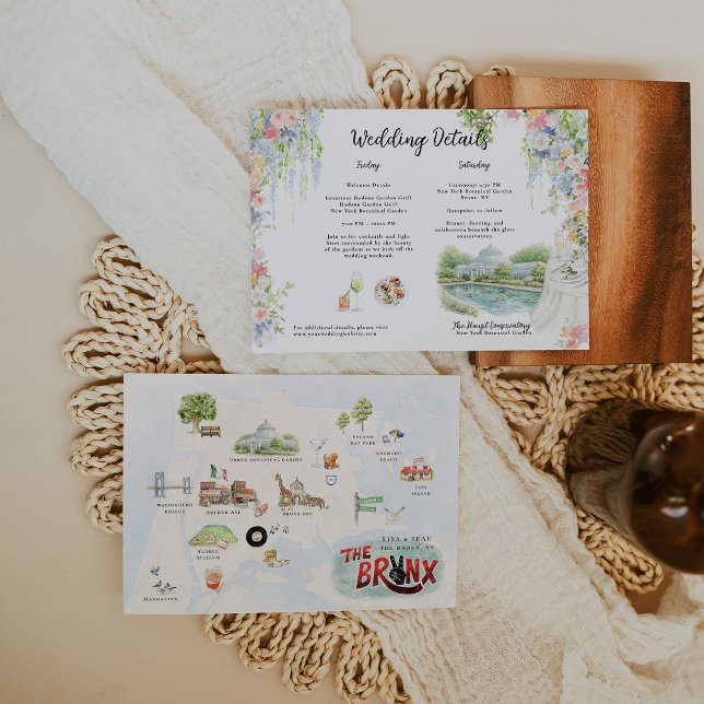 Bronx Wedding Weekend Map | NYC Itinerary (Creator Uploaded)