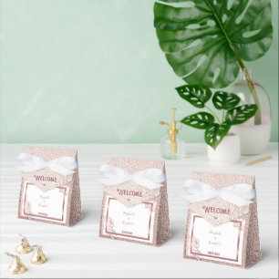 Bronze Adult Double Joint twin birthday Favour Box