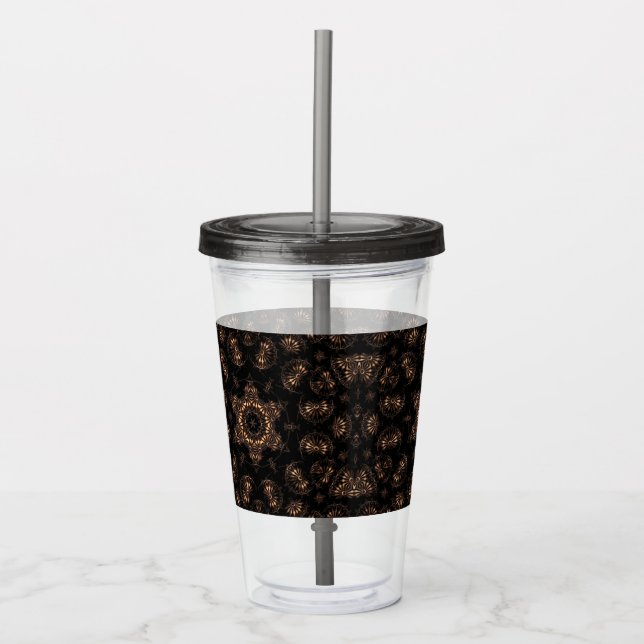 Bronze Age Mandala  Acrylic Tumbler (Front)