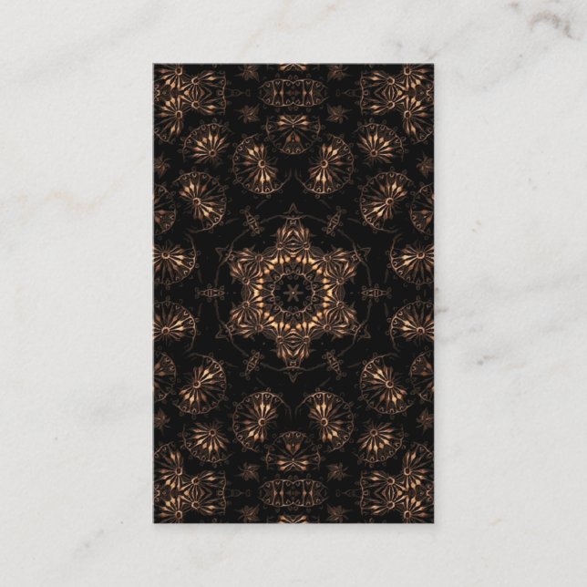 Bronze Age Mandala  Business Card (Front)