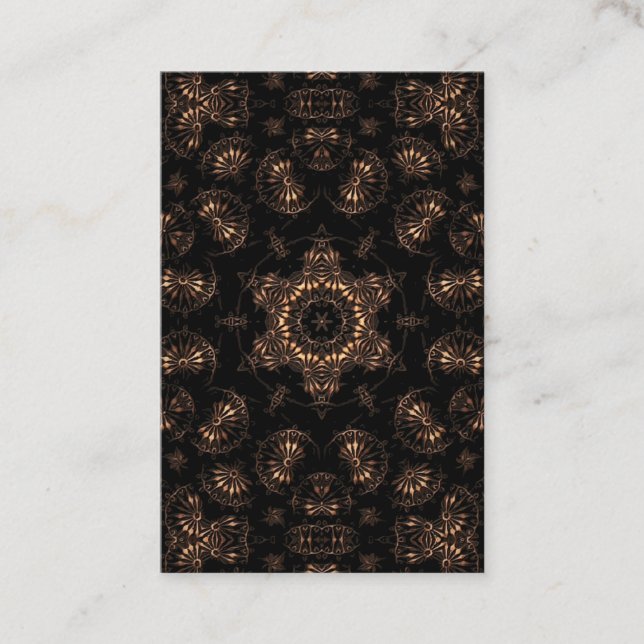 Bronze Age Mandala  Business Card (Front)