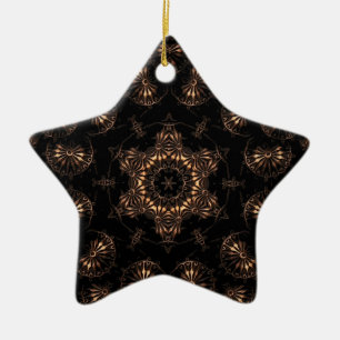 Bronze Age Mandala  Ceramic Ornament