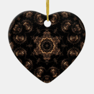 Bronze Age Mandala Ceramic Ornament