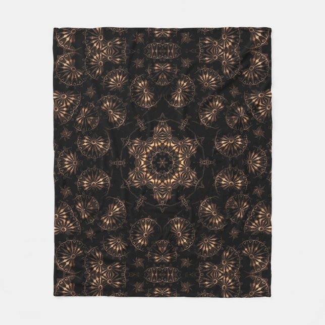 Bronze Age Mandala  Fleece Blanket (Front)