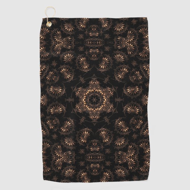 Bronze Age Mandala  Golf Towel (Front)