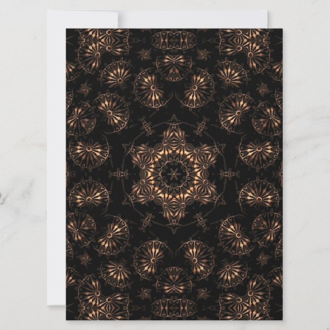 Bronze Age Mandala  Holiday Card (Front)