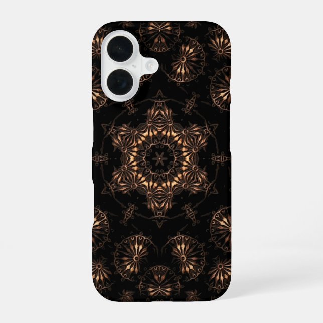 Bronze Age Mandala  iPhone 16 Case (Back)