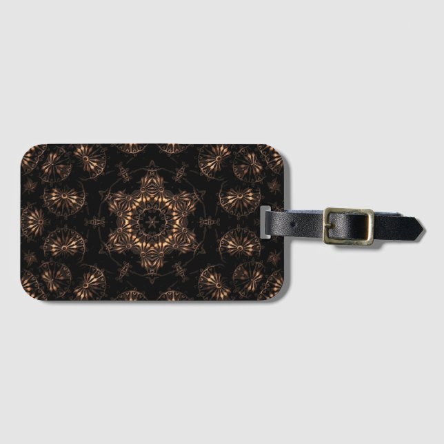 Bronze Age Mandala  Luggage Tag (Front Horizontal)
