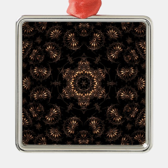Bronze Age Mandala  Metal Ornament (Front)