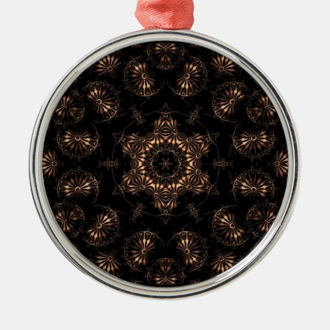 Bronze Age Mandala  Metal Ornament (Front)