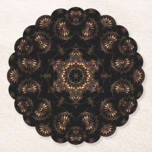 Bronze Age Mandala Paper Coaster