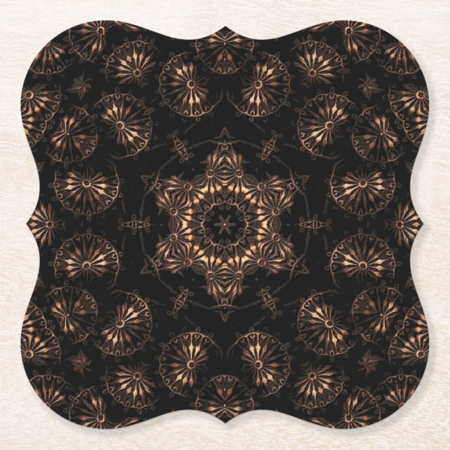 Bronze Age Mandala  Paper Coaster (Front)