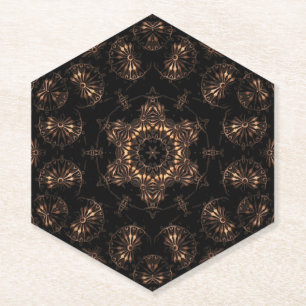 Bronze Age Mandala Paper Coaster