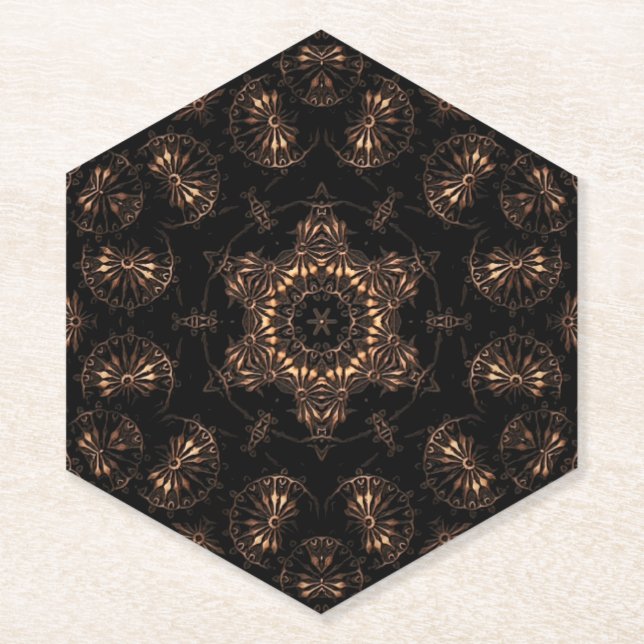 Bronze Age Mandala  Paper Coaster (Front)