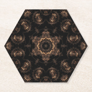 Bronze Age Mandala Paper Coaster