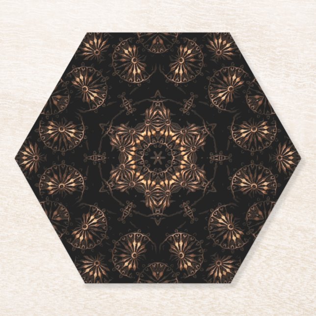 Bronze Age Mandala  Paper Coaster (Front)