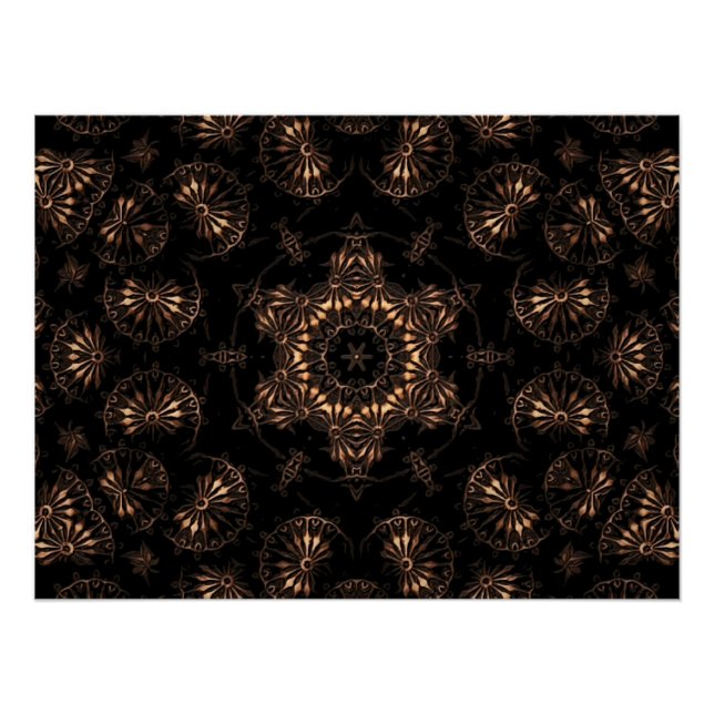 Bronze Age Mandala  Poster (Front)