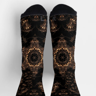Bronze Age Mandala  Socks