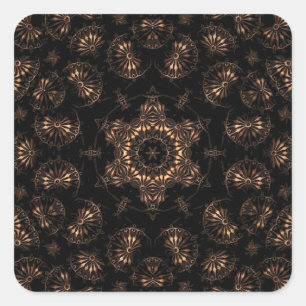Bronze Age Mandala  Square Sticker