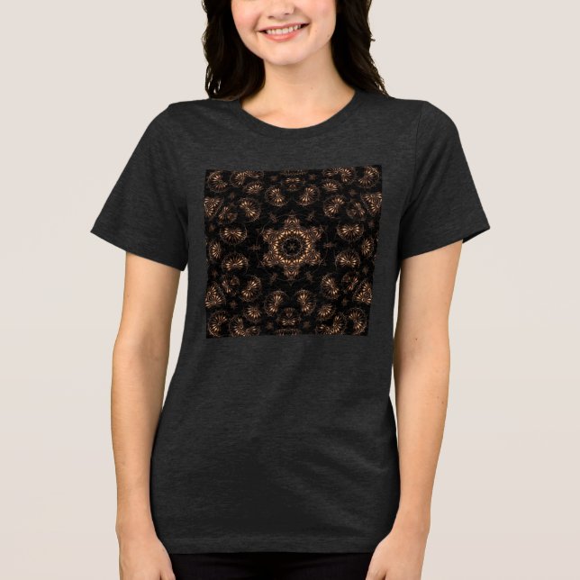 Bronze Age Mandala  Tri-Blend Shirt (Front)