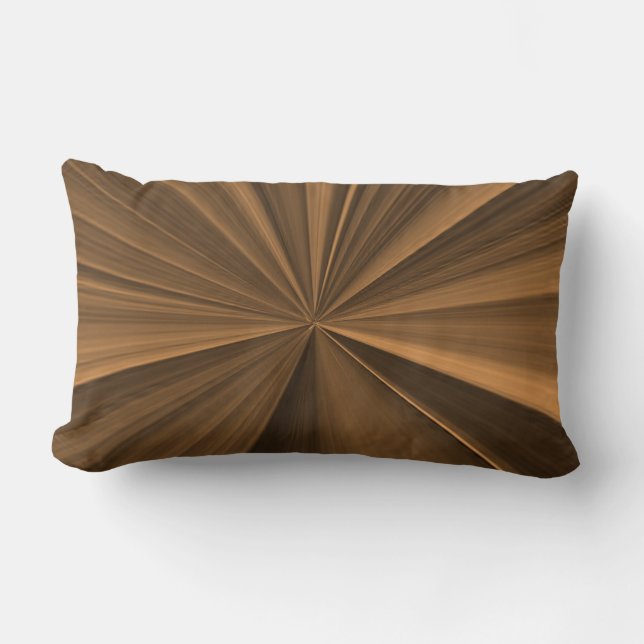 Bronze and Gold Pinch Knot Pillow (Front)
