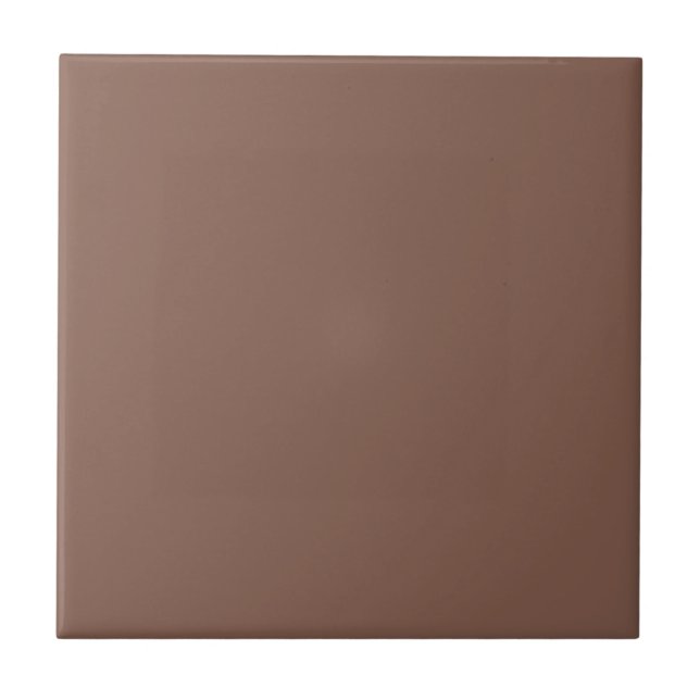 Bronze Brown Solid Colour Ceramic Tile (Front)