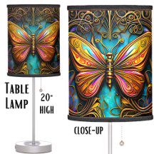 Bronze Butterflies on Aqua Blue   