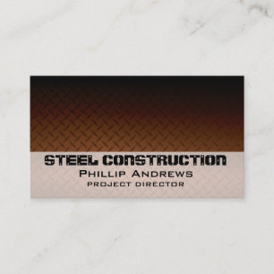 Bronze Diamondplate Business Card