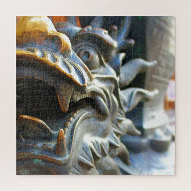 Bronze Dragon - Shanghai, China - 20x20 - 676 pcs Jigsaw Puzzle (Vertical)