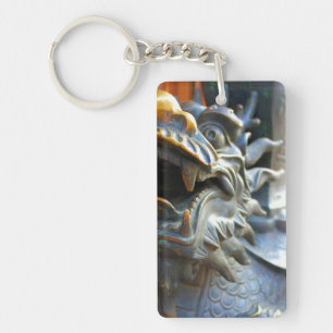 Bronze Dragon-Yu Market-Shanghai, China Key Chain
