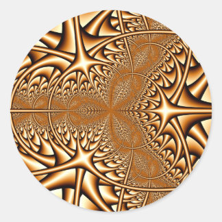 Bronze Fractal Sticker