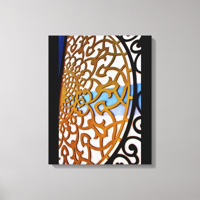 Bronze Gate Canvas Print (Front)