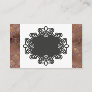 Bronze/Gold Designer Geometric Business Cards