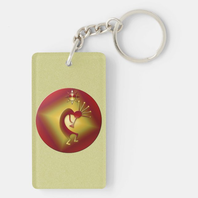 Bronze & Gold Key Ring (Back)
