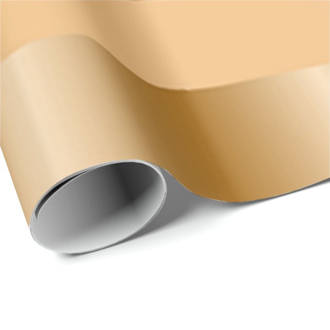 Bronze gradient stripes pattern wrapping paper (Roll Corner)
