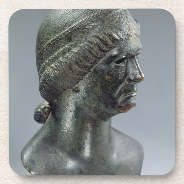 Bronze head of a woman, sometimes identified as Ma Coaster (Front)