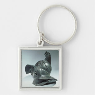 Bronze helmet of Thracian gladiator, Roman, 1st ce Key Ring