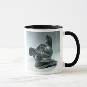Bronze helmet of Thracian gladiator, Roman, 1st ce Mug