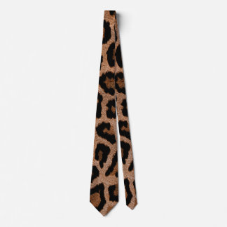 Bronze Leopard  Cheetah Print  Tie
