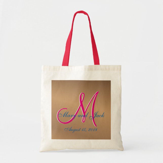 Bronze Light 3d Monogram Tote Bag (Front)
