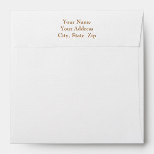 Bronze Lined ~ Matches Hanukkah, Etc. Items Envelopes