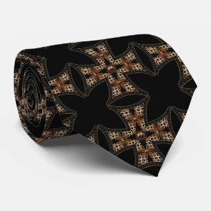 Bronze Maltese Cross Tie