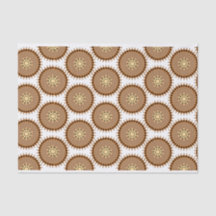 bronze mandala tissue paper