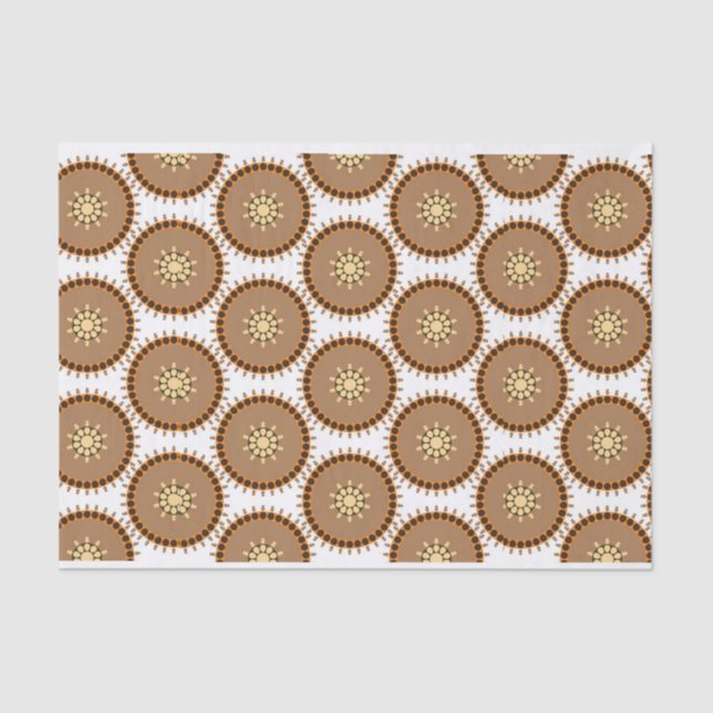 bronze mandala tissue paper (Front)