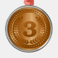 Bronze medal 3rd place winner