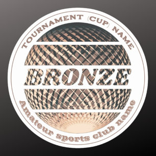 Bronze medal, 3rd place winner round 