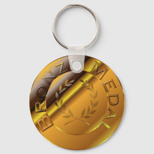 Bronze Medal Key Ring