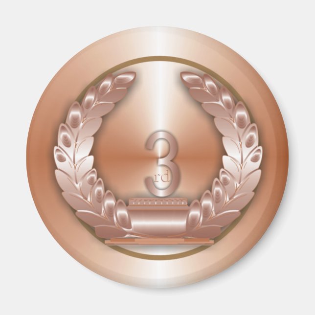 Bronze Medal Magnet (Front)