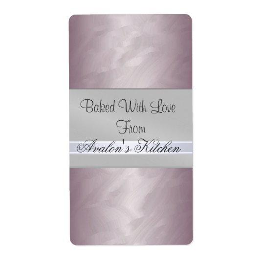 Bronze Metal Foil Holiday Baking Label Shipping Label